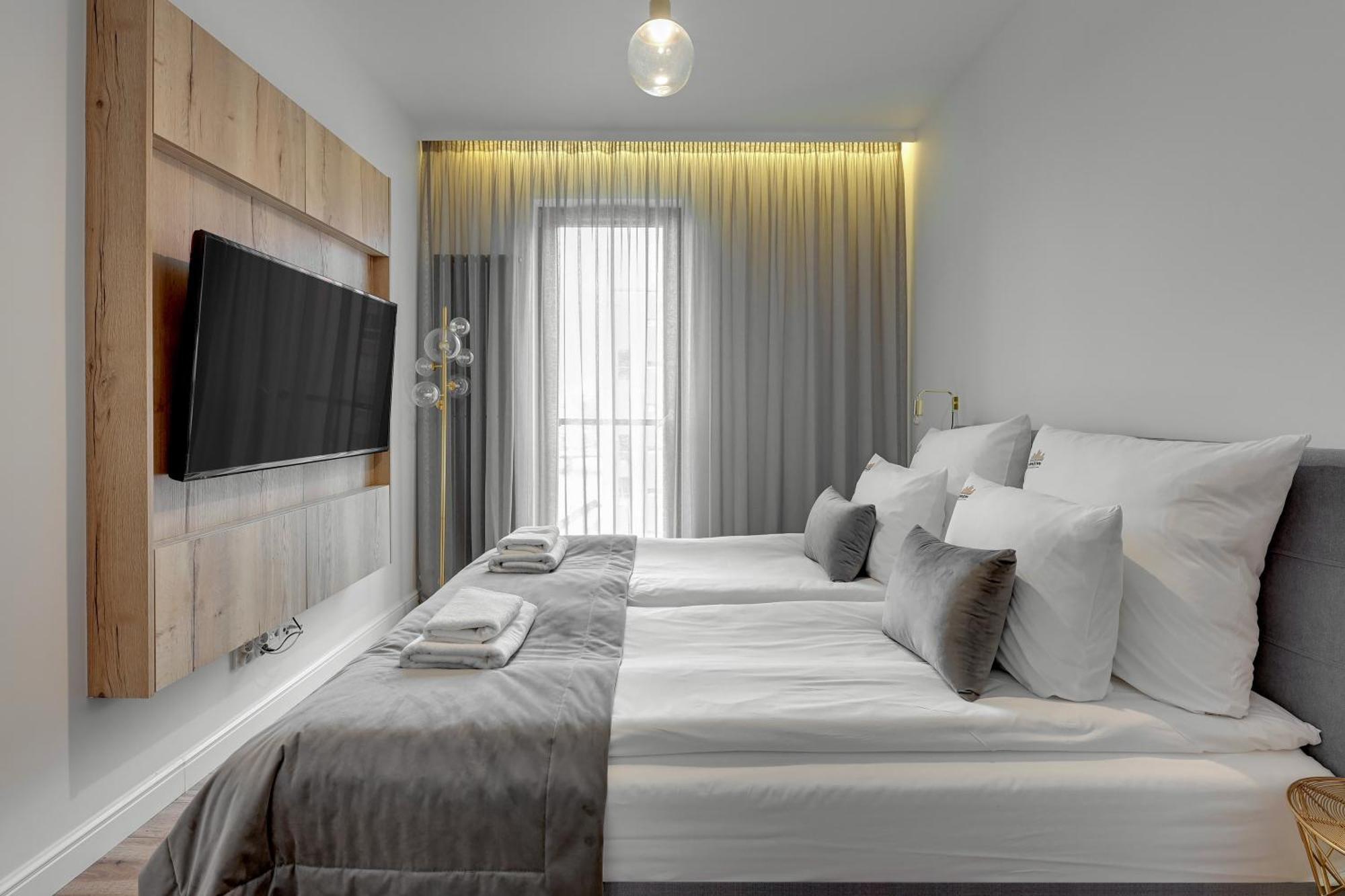 גדנסק Aura - Riverside & Parking By Downtown Apartments חדר תמונה