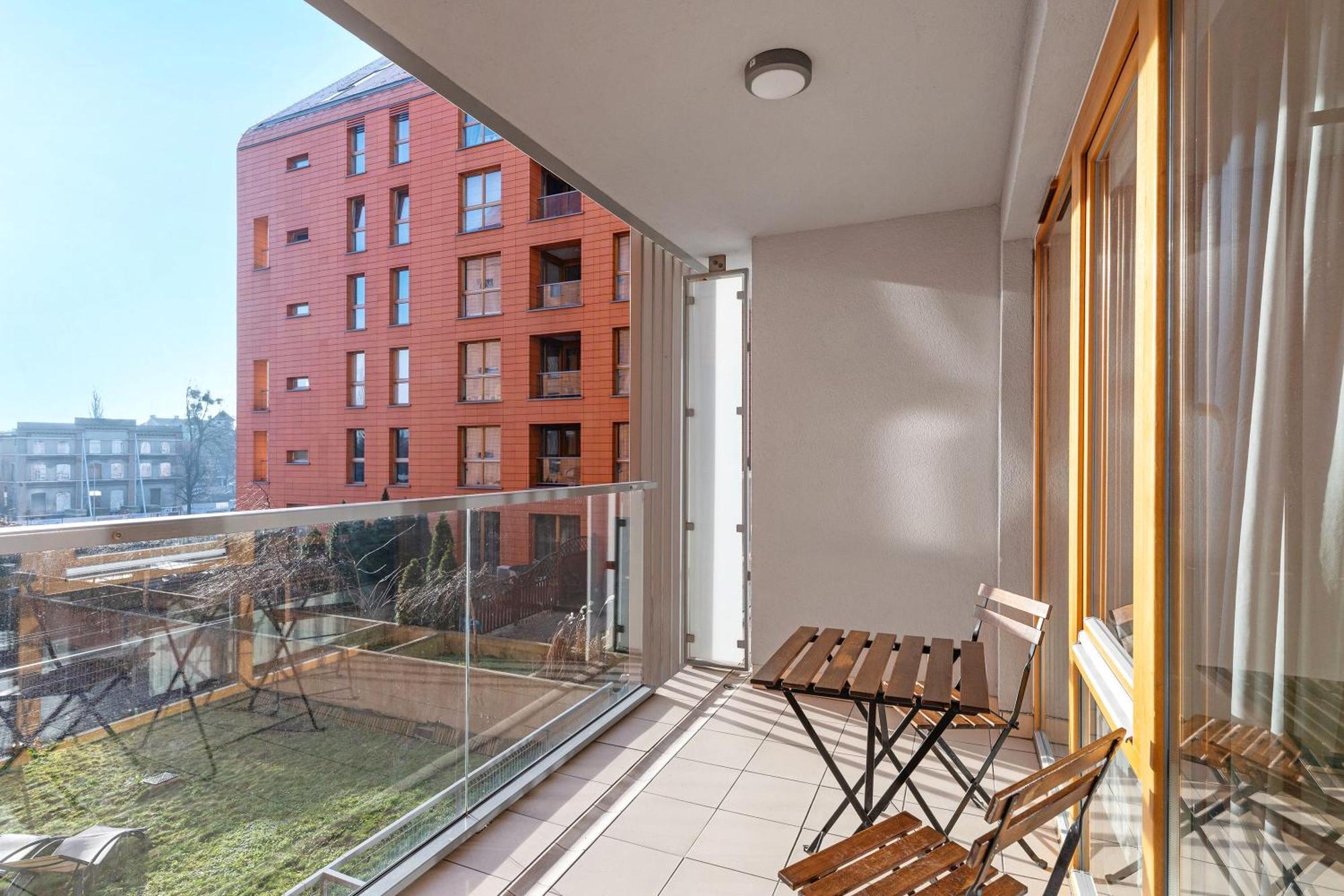 גדנסק Aura - Riverside & Parking By Downtown Apartments חדר תמונה