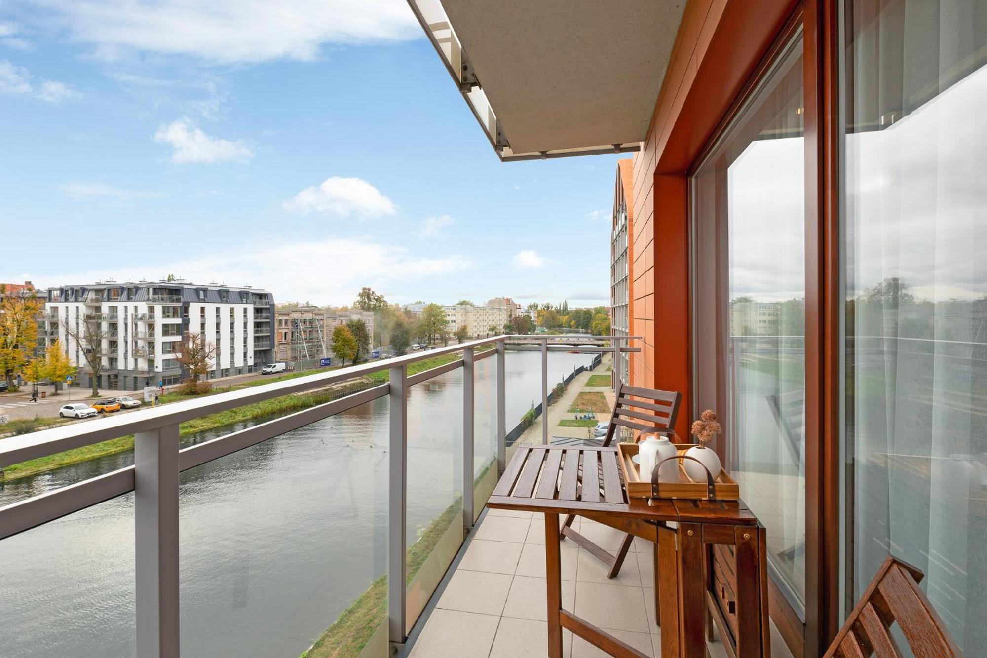 גדנסק Aura - Riverside & Parking By Downtown Apartments מראה חיצוני תמונה