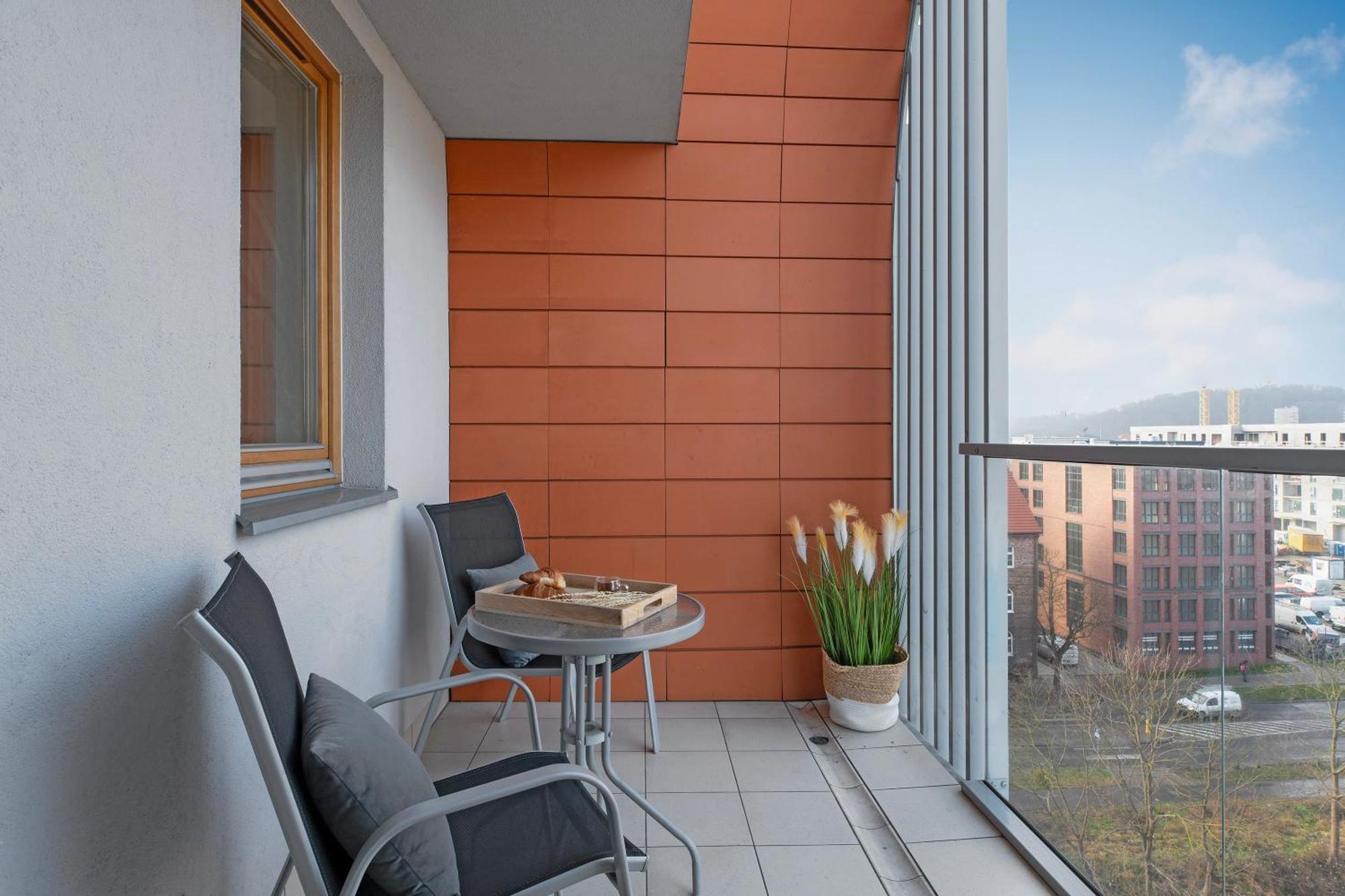 גדנסק Aura - Riverside & Parking By Downtown Apartments חדר תמונה